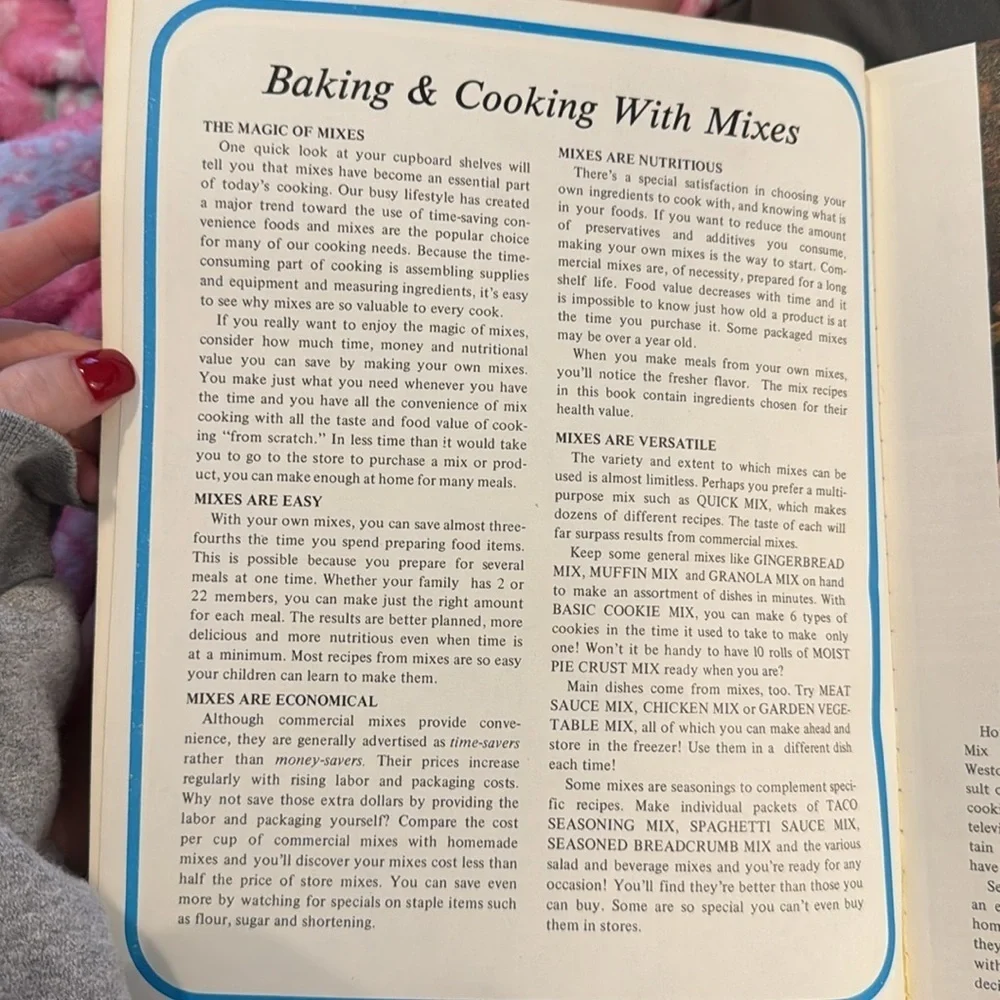 Make-A-Mix Cookery